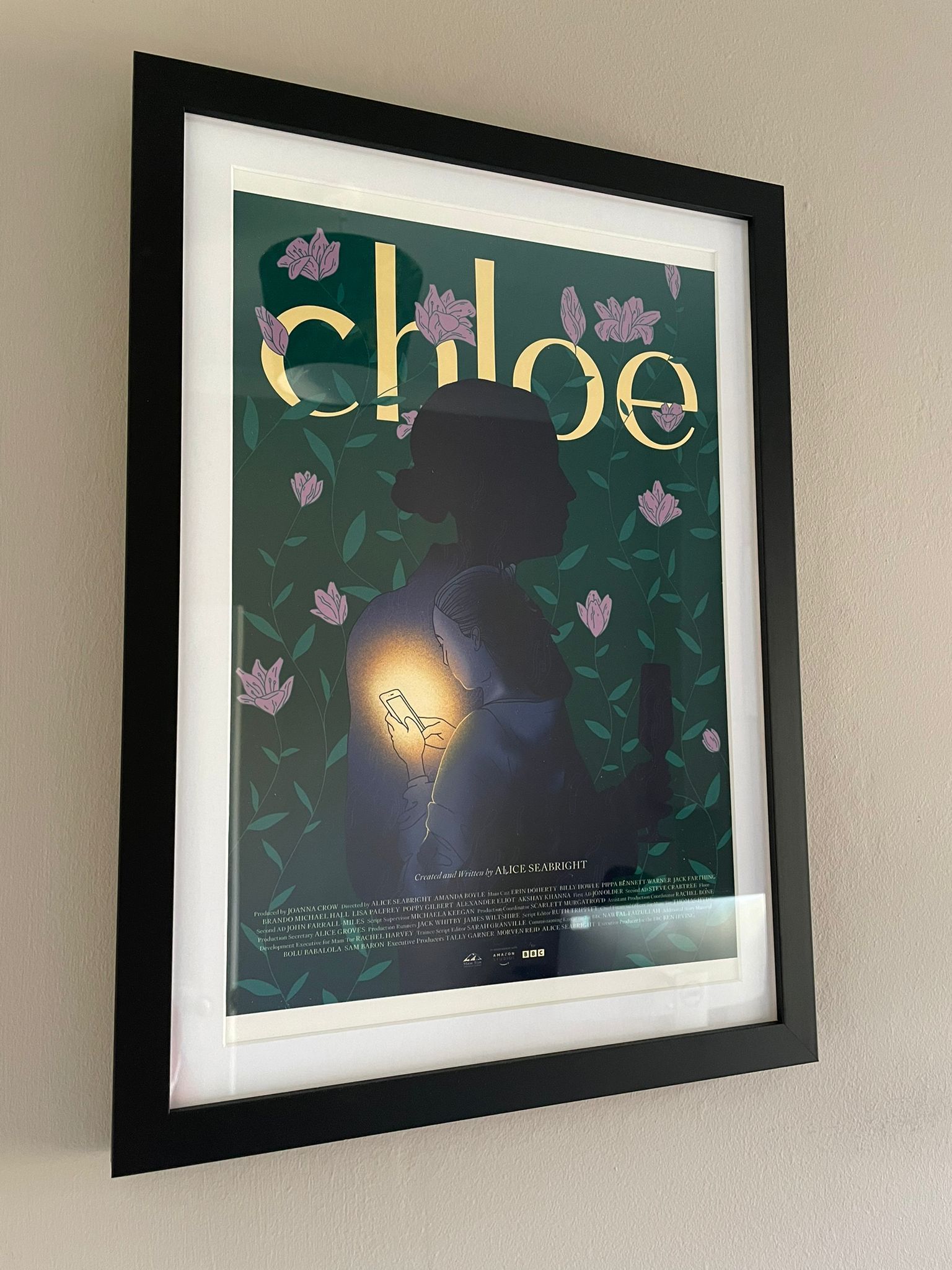 Chloe poster green, printed