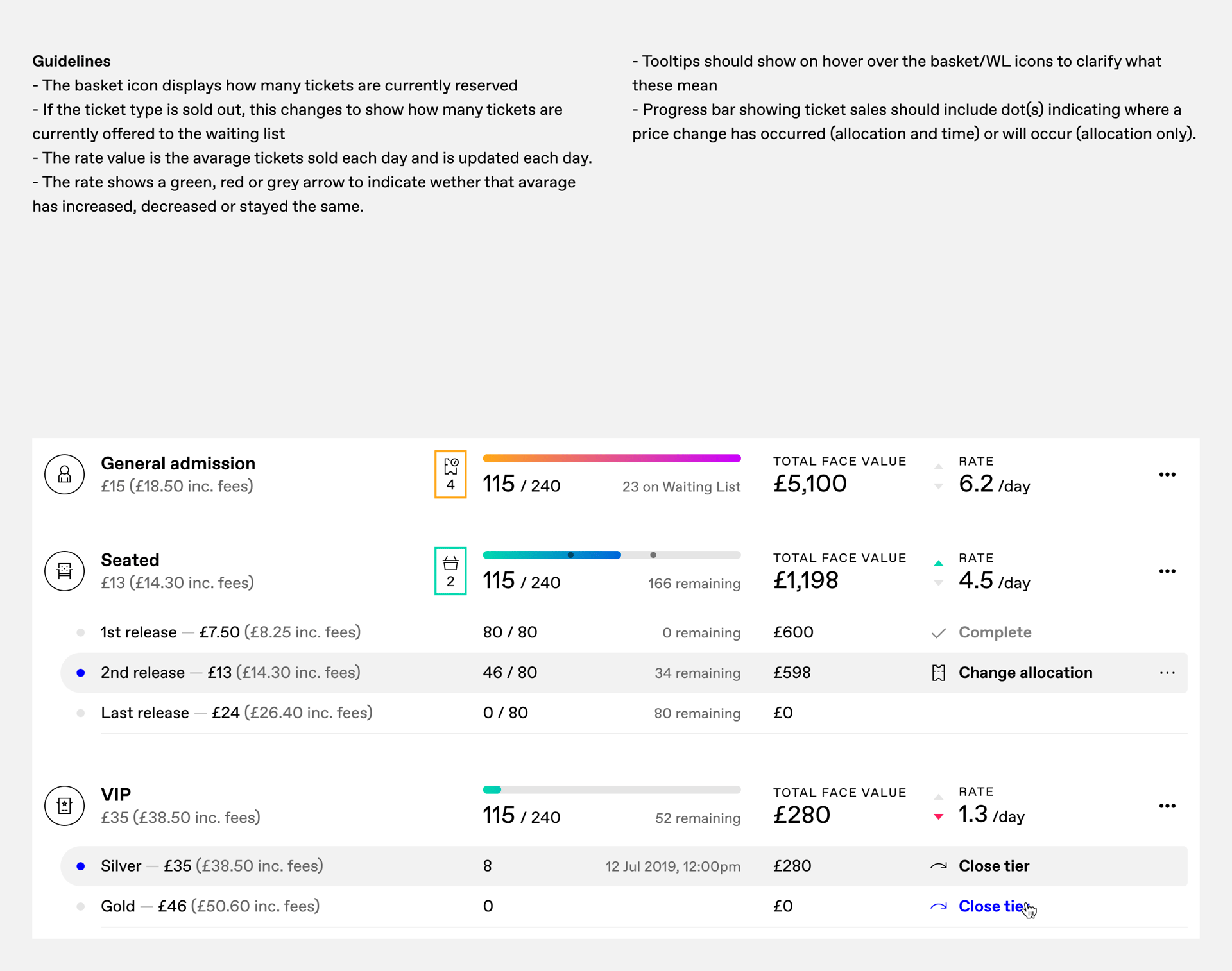 Amp system - Tickets