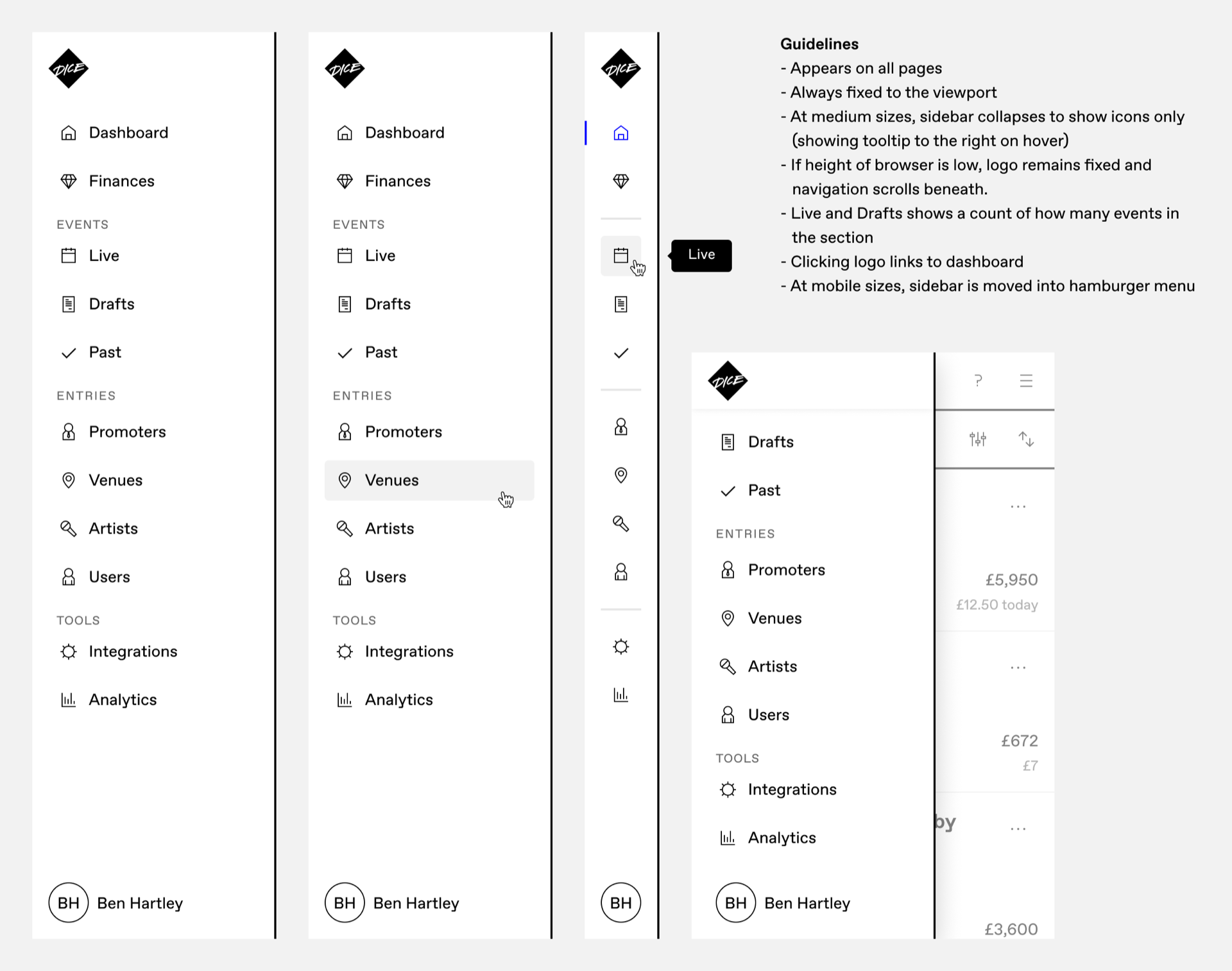 Amp system - Sidebar
